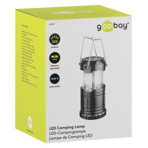 GOOBAY LED φωτιστικό 60357, πτυσσόμενο, 3W COB LEDs, 250lm, 6800K | Φωτισμός | elabstore.gr