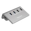 DELOCK USB hub 64181, 4x USB θύρες, 10 Gbps, γκρι | Συνοδευτικά PC | elabstore.gr