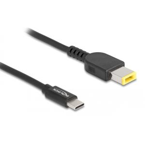 DELOCK καλώδιο τροφοδοσίας 87970, USB-C σε Lenovo 11x4.5mm, 1.5m, μαύρο | Αξεσουάρ για Laptop | elabstore.gr