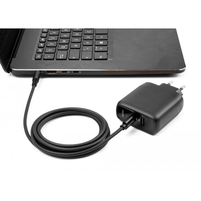 DELOCK καλώδιο τροφοδοσίας 87972, USB-C σε HP 4.5x3.0mm, 1.5m, μαύρο | eLabstore.gr DELOCK καλώδιο τροφοδοσίας 87972, USB-C σε HP 4.5x3.0mm, 1.5m, μαύρο | Αξεσουάρ για Laptop | elabstore.gr