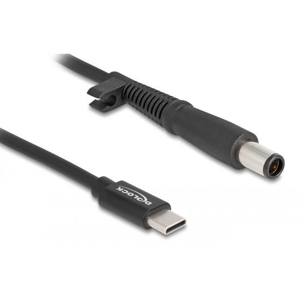 DELOCK καλώδιο τροφοδοσίας 87972, USB-C σε HP 4.5x3.0mm, 1.5m, μαύρο | eLabstore.gr DELOCK καλώδιο τροφοδοσίας 87972, USB-C σε HP 4.5x3.0mm, 1.5m, μαύρο | Αξεσουάρ για Laptop | elabstore.gr