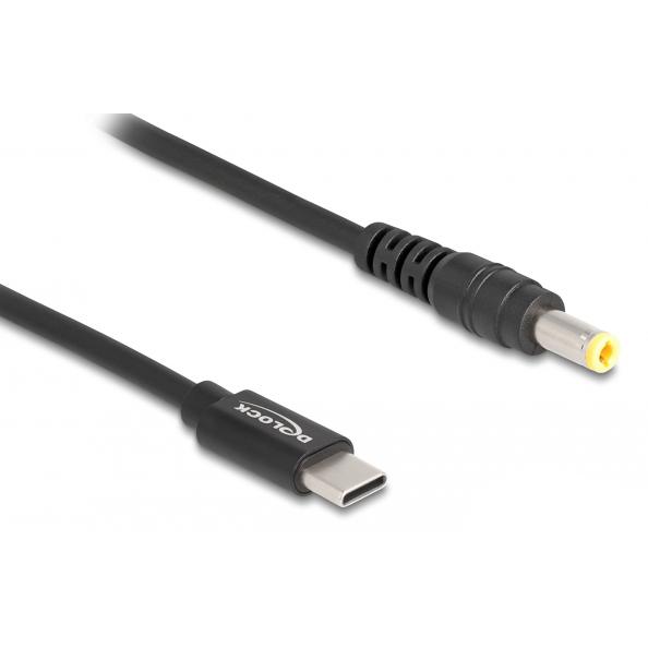 DELOCK καλώδιο τροφοδοσίας 87978, USB-C σε 5.5x2.5mm, 1.5m, μαύρο | eLabstore.gr DELOCK καλώδιο τροφοδοσίας 87978, USB-C σε 5.5x2.5mm, 1.5m, μαύρο | Αξεσουάρ για Laptop | elabstore.gr