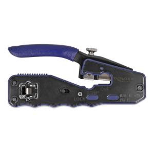DELOCK πρέσα ακροδεκτών 90577 για καλώδια δικτύου RJ45/8P, με 2 λεπίδες | Εργαλεία | elabstore.gr