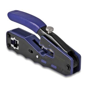 DELOCK πρέσα ακροδεκτών 90577 για καλώδια δικτύου RJ45/8P, με 2 λεπίδες | Εργαλεία | elabstore.gr