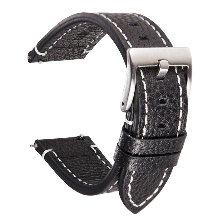 Λουράκι ρολογιού BAND-001-BK, 20mm, δερμάτινο, μαύρο | eLabstore.gr Λουράκι ρολογιού BAND-001-BK, 20mm, δερμάτινο, μαύρο | Mobile Συσκευές | elabstore.gr