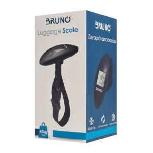 BRUNO ηλεκτρονική ζυγαριά αποσκευών BRN-0075, έως 40kg, μαύρη | Οικιακός εξοπλισμός | elabstore.gr