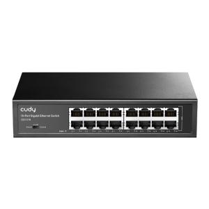 CUDY Ethernet switch GS1016, 16-port Gigabit, 10/100/1000Mbps | Δικτυακά | elabstore.gr