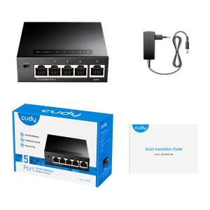 CUDY desktop switch GS105, 5-port Gigabit, 10/100/1000Mbps | eLabstore.gr CUDY desktop switch GS105, 5-port Gigabit, 10/100/1000Mbps | Δικτυακά | elabstore.gr