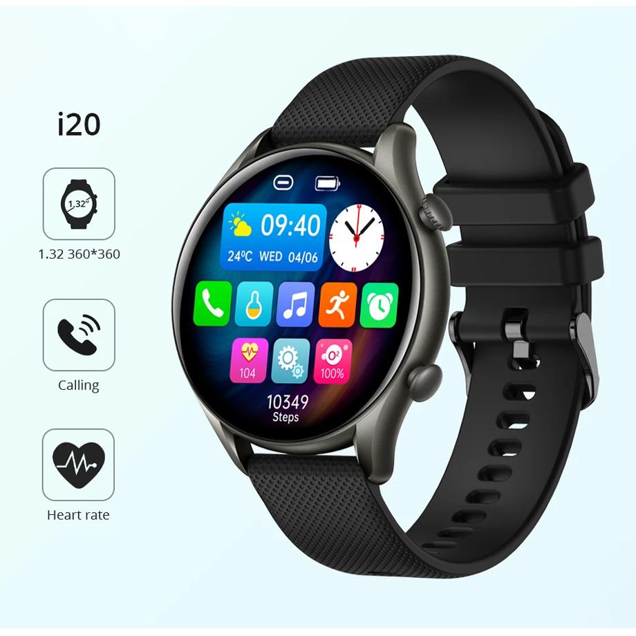 ΙΝΤΙΜΕ smartwatch i20, 1.32" έγχρωμο, IP67, HR & Blood pressure, μαύρο | eLabstore.gr ΙΝΤΙΜΕ smartwatch i20, 1.32" έγχρωμο, IP67, HR & Blood pressure, μαύρο | Mobile Συσκευές | elabstore.gr