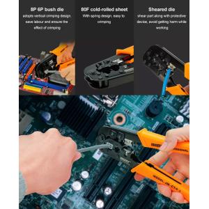 JAKEMY πρέσα ακροδεκτών JM-CT4-1 για καλώδια δικτύου RJ45/12, 8P/6P | Εργαλεία | elabstore.gr