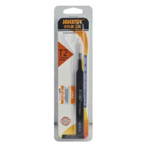 JAKEMY τσιμπίδα JM-T2-13, ανοξείδωτη, SUS304, 120mm, ίσια | Εργαλεία | elabstore.gr
