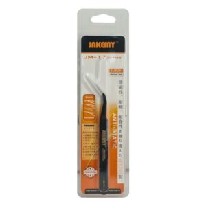 JAKEMY τσιμπίδα JM-T7-15, ανοξείδωτη, SUS201, 123mm, κυρτή | Εργαλεία | elabstore.gr