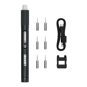 JAKEMY ηλεκτρικό κατσαβίδι JM-Y05 με LED φακό, 3 λειτουργίες, 6 μύτες | Εργαλεία | elabstore.gr