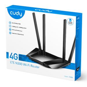 CUDY router LT400, 150Mbps 4G LTE, 300Mbps Wi-Fi, 4x Ethernet ports | Δικτυακά | elabstore.gr