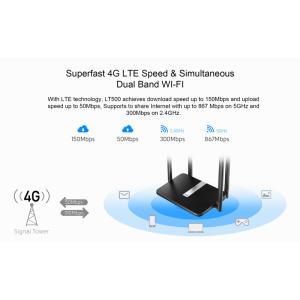 CUDY router LT500, 4G LTE, AC1200 1200Mbps Wi-Fi, 4x Ethernet ports | Δικτυακά | elabstore.gr