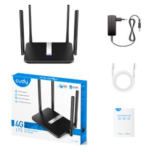 CUDY router LT500, 4G LTE, AC1200 1200Mbps Wi-Fi, 4x Ethernet ports | Δικτυακά | elabstore.gr