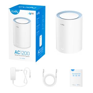 CUDY Wi-Fi mesh system M1200, AC1200 1200Mbps, dual band | eLabstore.gr CUDY Wi-Fi mesh system M1200, AC1200 1200Mbps, dual band | Δικτυακά | elabstore.gr