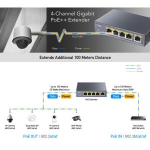 CUDY PoE++ extender POE40, 4-channel Gigabit PoE, 60W | eLabstore.gr CUDY PoE++ extender POE40, 4-channel Gigabit PoE, 60W | Δικτυακά | elabstore.gr