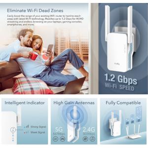 CUDY Wi-Fi range extender RE1200, AC1200 1200Mbps, dual band, mesh | Δικτυακά | elabstore.gr