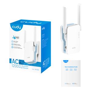 CUDY Wi-Fi range extender RE1200, AC1200 1200Mbps, dual band, mesh | Δικτυακά | elabstore.gr