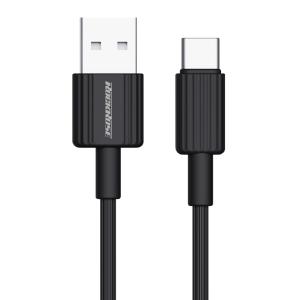 ROCKROSE καλώδιο USB-C σε USB Arrow AC, 2.4A, 1m, μαύρο | Αξεσουάρ κινητών | elabstore.gr