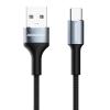ROCKROSE καλώδιο USB σε USB-C Aspire AC, 2.4A, 1m, μαύρο | Αξεσουάρ κινητών | elabstore.gr