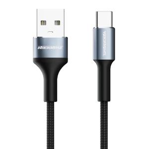 ROCKROSE καλώδιο USB σε USB-C Aspire AC, 2.4A, 1m, μαύρο | Αξεσουάρ κινητών | elabstore.gr