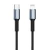 ROCKROSE καλώδιο USB-C σε Lightning Aspire CL, 20W PD, 1m, μαύρο | Αξεσουάρ κινητών | elabstore.gr