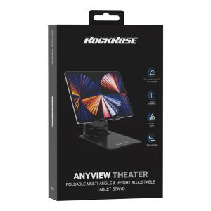 ROCKROSE βάση tablet Anyview ease, ρυθμιζόμενη, αναδιπλούμενη, μαύρη | Tablet - Parts | elabstore.gr