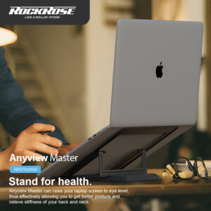 ROCKROSE βάση για laptop Anyview Master, 15.6", ρυθμιζόμενη, γκρι | Αξεσουάρ για Laptop | elabstore.gr