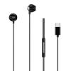 ROCKROSE earphones με μικρόφωνο Sense TC, USB-C, 1.2m, μαύρα | Αξεσουάρ κινητών | elabstore.gr