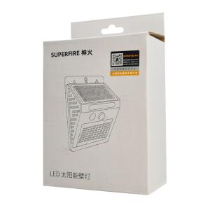 SUPFIRE LED ηλιακός προβολέας FF6-A με αισθητήρα κίνησης, 1200mAh, 30W | Φωτισμός | elabstore.gr