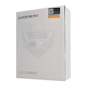 SUPFIRE LED ηλιακός προβολέας FF6-B με αισθητήρα κίνησης, 1200mAh, 33W | Φωτισμός | elabstore.gr
