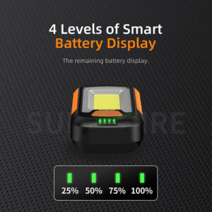 SUPFIRE φακός εργασίας G21, COB LED, 10W, 3600mAh, 650lm, IP43 | Φωτισμός | elabstore.gr