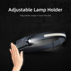SUPFIRE φακός κεφαλής HL65 με αισθητήρα, 2W, 350lm, 30m, 1200mAh | Φωτισμός | elabstore.gr