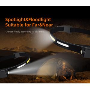 SUPFIRE φακός κεφαλής HL76 με αισθητήρα, 5W, 210lm, 60m, 1200mAh | Φωτισμός | elabstore.gr
