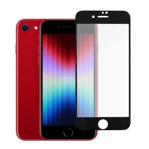 POWERTECH tempered glass 5D TGC-0584, full glue, iPhone SE 2022, μαύρο | Αξεσουάρ κινητών | elabstore.gr