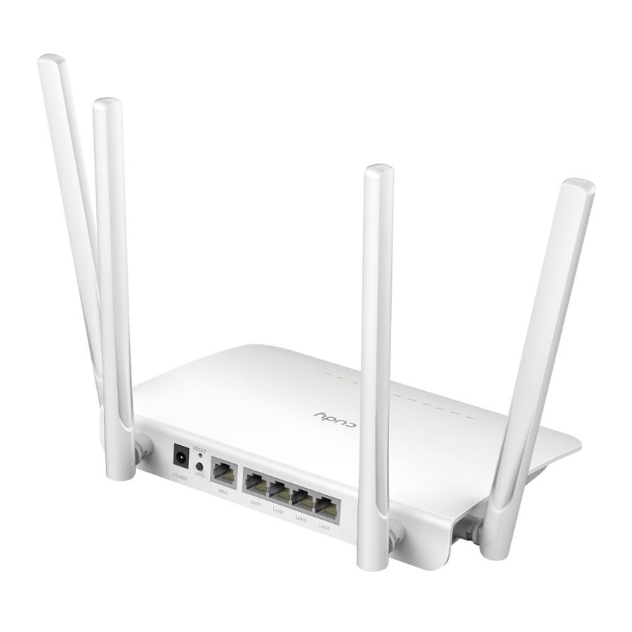 CUDY Wi-Fi mesh router WR1300, AC1200 1200Mbps, 5x Ethernet ports | eLabstore.gr CUDY Wi-Fi mesh router WR1300, AC1200 1200Mbps, 5x Ethernet ports | Δικτυακά | elabstore.gr