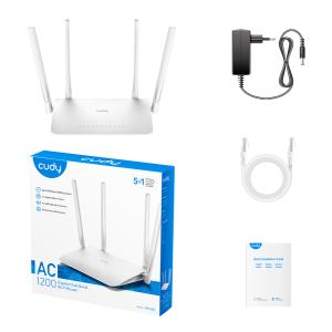 CUDY Wi-Fi mesh router WR1300, AC1200 1200Mbps, 5x Ethernet ports | eLabstore.gr CUDY Wi-Fi mesh router WR1300, AC1200 1200Mbps, 5x Ethernet ports | Δικτυακά | elabstore.gr