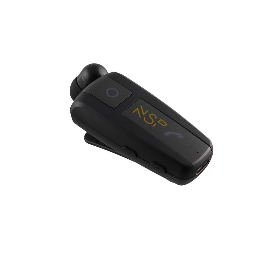 Ακουστικό Bluetooth V5.3 Retractable Clip on Headset Vibration + Anti-Lost NSP BN220 | eLabstore.gr Ακουστικό Bluetooth V5.3 Retractable Clip on Headset Vibration + Anti-Lost NSP BN220 | Περιφερειακά | elabstore.gr