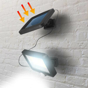 Ηλιακός Επιτοίχιος προβολέας 10W LED με μπαταρία 1800mA και αισθητήρα κίνησης | Φωτισμός | elabstore.gr