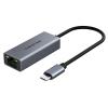 CABLETIME αντάπτορας USB Type-C σε RJ45 CML100, 100Mbps, 0.15m, γκρι | Δικτυακά | elabstore.gr