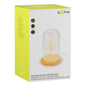 GOOBAY φωτιστικό γυάλινος θόλος με LED 60340, 2700K, USB, 50 LEDs | Φωτισμός | elabstore.gr
