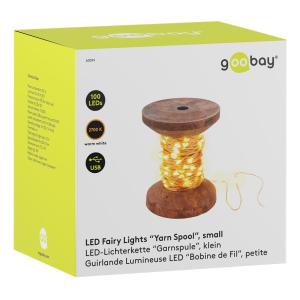 GOOBAY LED φωτιστικό Yarn Spool 60341, 2700K, 100 LEDs, USB, 10m | Φωτισμός | elabstore.gr
