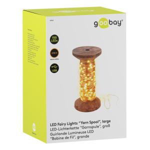 GOOBAY LED φωτιστικό Yarn Spool 60342, 2700K, 100 LEDs, USB, 15m | Φωτισμός | elabstore.gr
