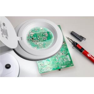 GOOBAY μεγεθυντικός φακός 60366 με βάση, LED, 3 διόπτρες 1.75x, λευκός | Εργαλεία | elabstore.gr