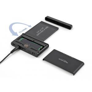 DELOCK converter USB-C σε M.2 & SATA SSD/HDD 64190 με λειτουργία κλώνου | PC & Αναβάθμιση | elabstore.gr