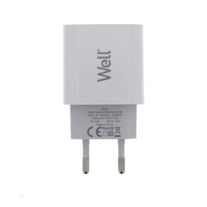 Universal USB-C FastTravel Wall Charger 5VDC/3A (20W) Λευκό Well PSUP-USB-WPD2003WE-WL | eLabstore.gr Universal USB-C FastTravel Wall Charger 5VDC/3A (20W) Λευκό Well PSUP-USB-WPD2003WE-WL | Περιφερειακά | elabstore.gr