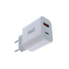 Universal Dual USB 3.0/Type C FastTravel Wall Charger QC3.0 5VDC 18W Λευκό Well PSUP-USB-WQPD21803WE | Περιφερειακά | elabstore.gr