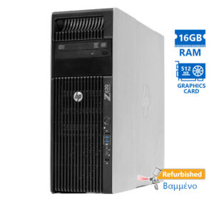 HP Z600 Tower Xeon 2xE5520 (4-Cores)/16GB DDR3/2TB/Nvidia 512MB/DVD/7P Grade A+ Workstation Refurbis | Refurbished | elabstore.gr